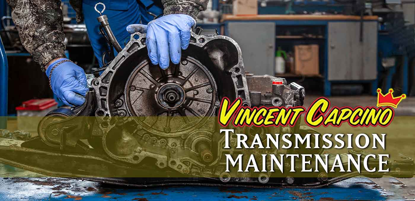 TRANSMISSION SERVICING BY VINCENT CAPCINO When a customer brings there vehicle to Vince they think it’s the transmission, but 2 out of 5 vehicles brought in will not need a rebuild.Contact us for an appointment