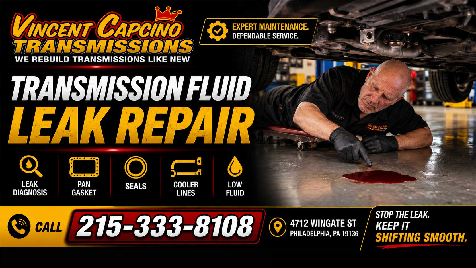 Vincent Capcino Transmissions has been servicing in Northeast Philadelphia for over 25 years